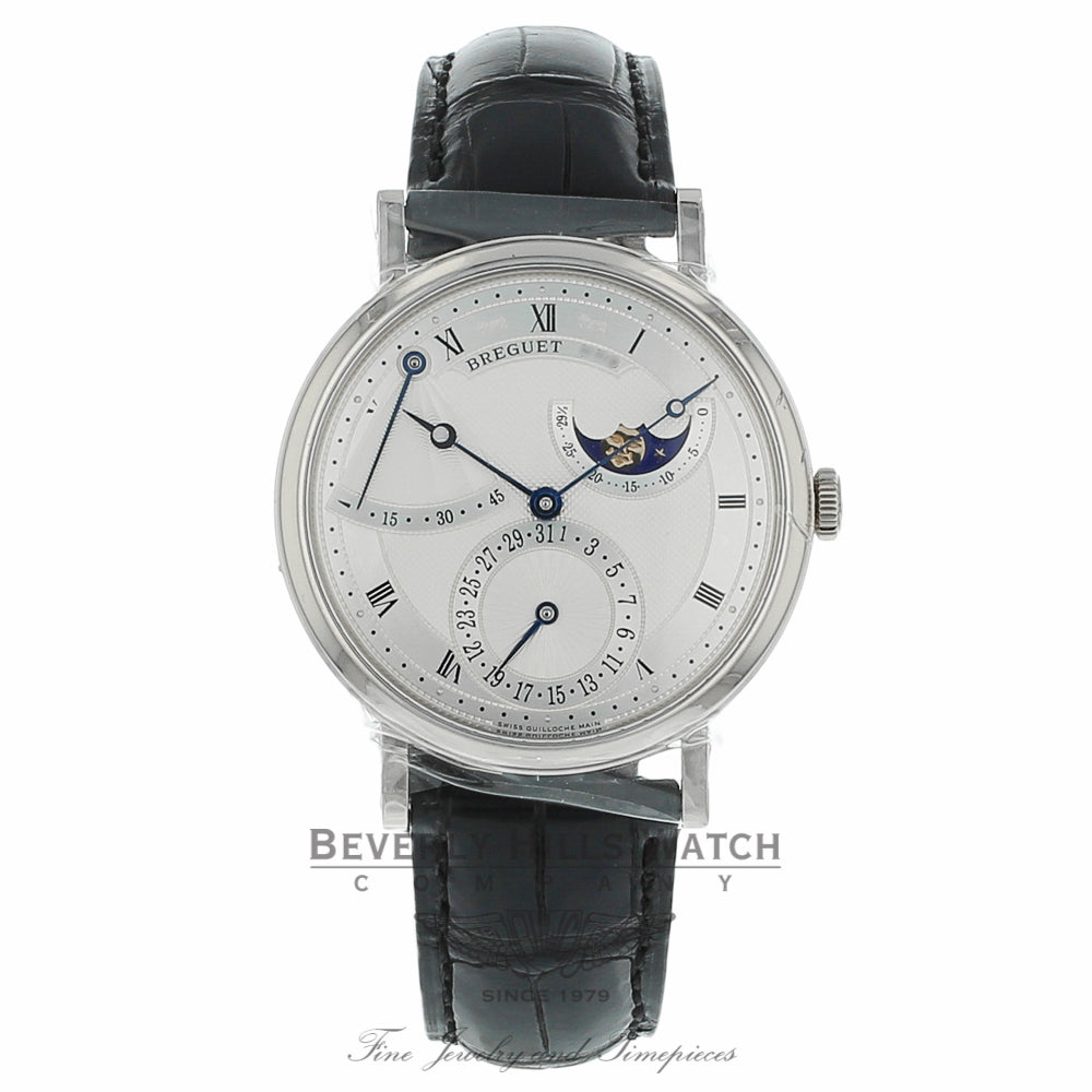 Breguet Classique Power Reserve Silver Dial Automatic White Gold 7137BB/11/9V6 F8M7CR - Beverly Hills Watch