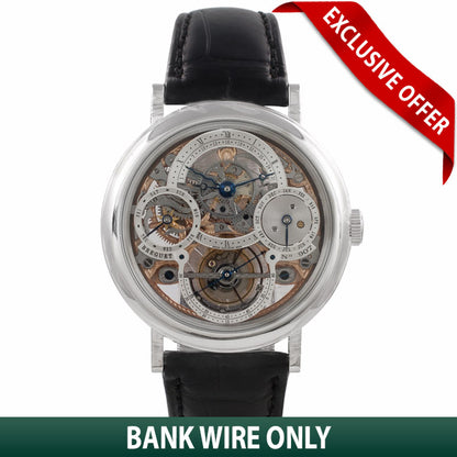 Breguet Classique Tourbillon Perpetual Calendar 40MM Platinum Skeleton Dial 3755PR/1E/9V6 C6XJPL - Beverly Hills Watch Company Watch Store