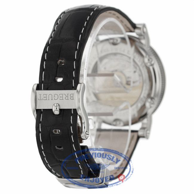 Breguet Marine 39mm Big Date Black Dial Black Rubber Strap Watch 5817ST/92/5V8 6A47FU - Beverly Hills Watch Company
