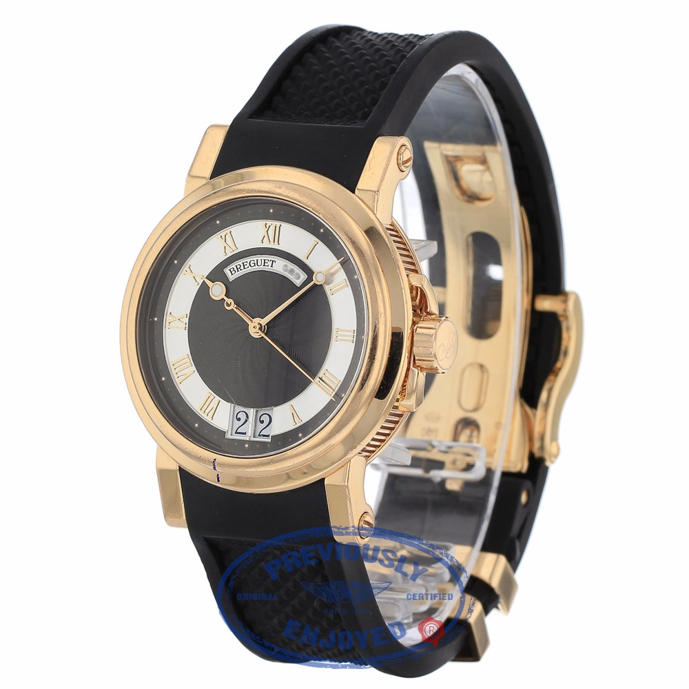 Breguet Marine Automatic Silver Dial Black Rubber 5817br/z2/5v8 1XHXYK - Beverly Hills Watch