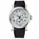 Breguet Marine Dual Time Silver Dial Black Rubber 5857ST/12/5ZU NLYZZ9 - Beverly Hills Watch
