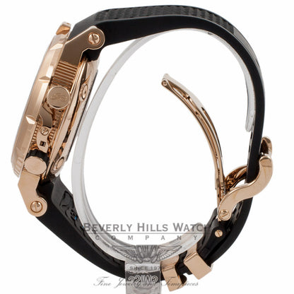 Breguet Marine Royale Alarm 18k Rose Gold Black Rhodium Dial 5847BR.Z25ZV P66RK4 - Beverly Hills Watch Company Watch Store