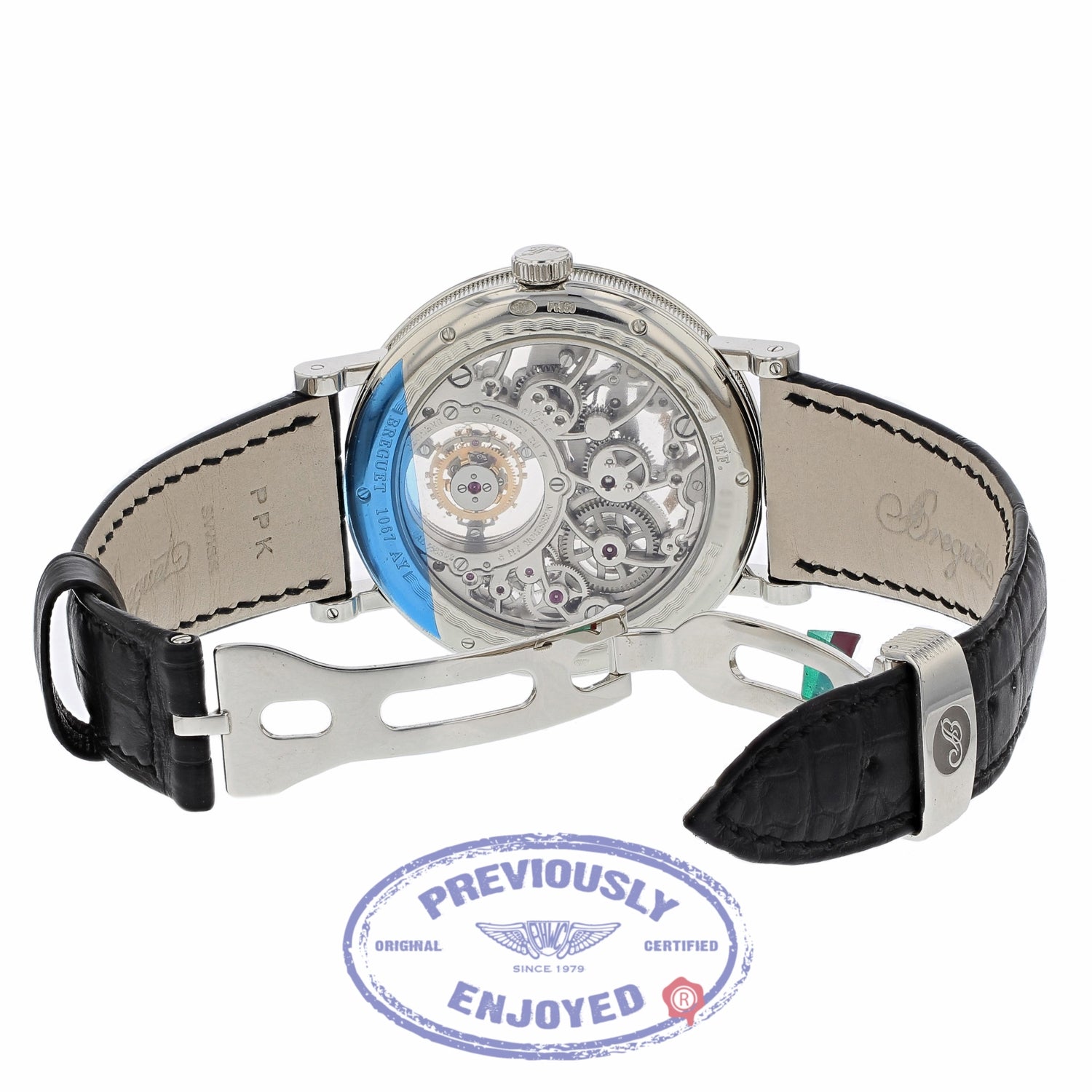 Breguet 40mm Tourbillion Messidor Skeleton 5335PT429W6 YQ288V - Beverly Hills Watch