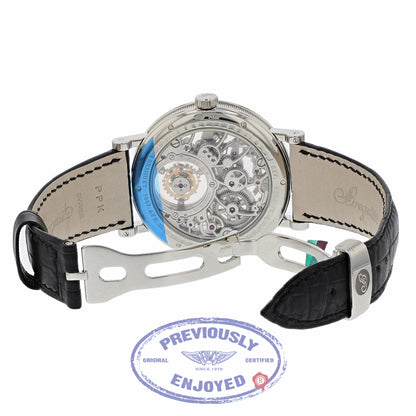 Breguet 40mm Tourbillion Messidor Skeleton 5335PT429W6 YQ288V - Beverly Hills Watch