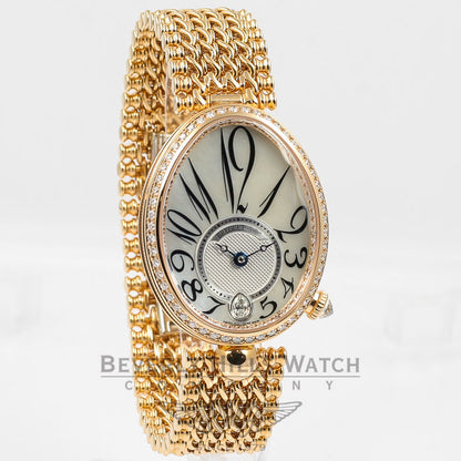 Breguet Reine De Naples Rose Gold Mother of Pearl Dial Ladies Watch 8918BR-58-J20-D000 Beverly Hills Watch Company