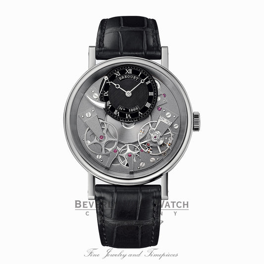Breguet Tradition Manual Wind 40mm 18kt White Gold 7057BB/G9/9V6 ZPXUVJ - Beverly Hills Watch