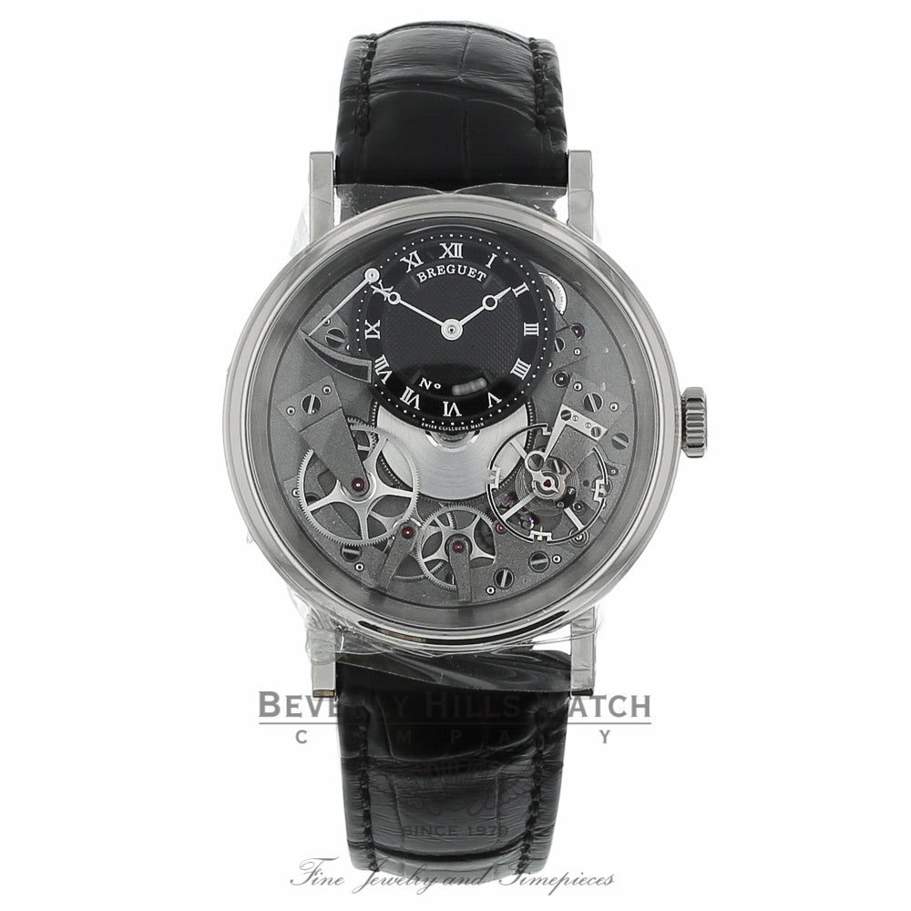 Breguet Tradition Manual Wind 40mm 18kt White Gold 7057BB/G9/9V6 ZPXUVJ - Beverly Hills Watch