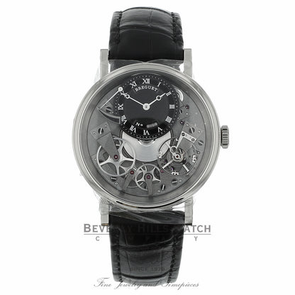 Breguet Tradition Manual Wind 40mm 18kt White Gold 7057BB/G9/9V6 ZPXUVJ - Beverly Hills Watch