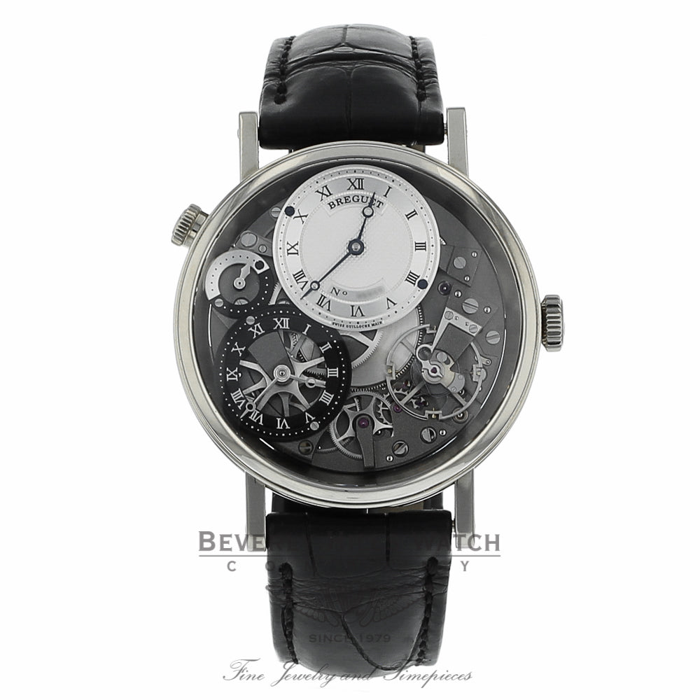 Breguet Tradition GMT 40mm Skeleton Dial White Gold 7067BB/G1/9W6 NV9JWU - Beverly Hills Watch Company