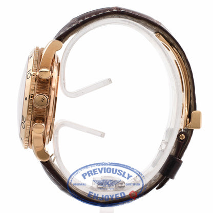 Breguet Type XX Transatlantique Flyback Chronograph 39MM Rose Gold Silver Dial 3820BR/M2/9W6 2MCLAF - Beverly Hills Watch Store