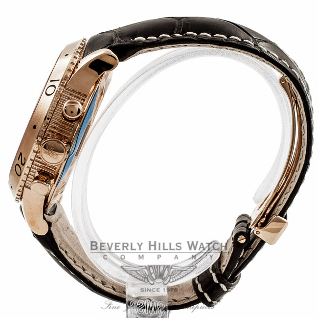 Breguet Transatlantique Type XXI Flyback Chronograph 42mm 18k Rose Gold Ruthenium Dial 3810BR_92_9ZU U2LVUV - Beverly Hills Watch Company Watch Store