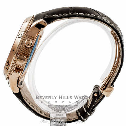 Breguet Transatlantique Type XXI Flyback Chronograph 42mm 18k Rose Gold Ruthenium Dial 3810BR_92_9ZU U2LVUV - Beverly Hills Watch Company Watch Store