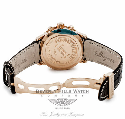 Breguet Transatlantique Type XXI Flyback Chronograph 42mm 18k Rose Gold Ruthenium Dial 3810BR_92_9ZU U2LVUV - Beverly Hills Watch Company Watch Store