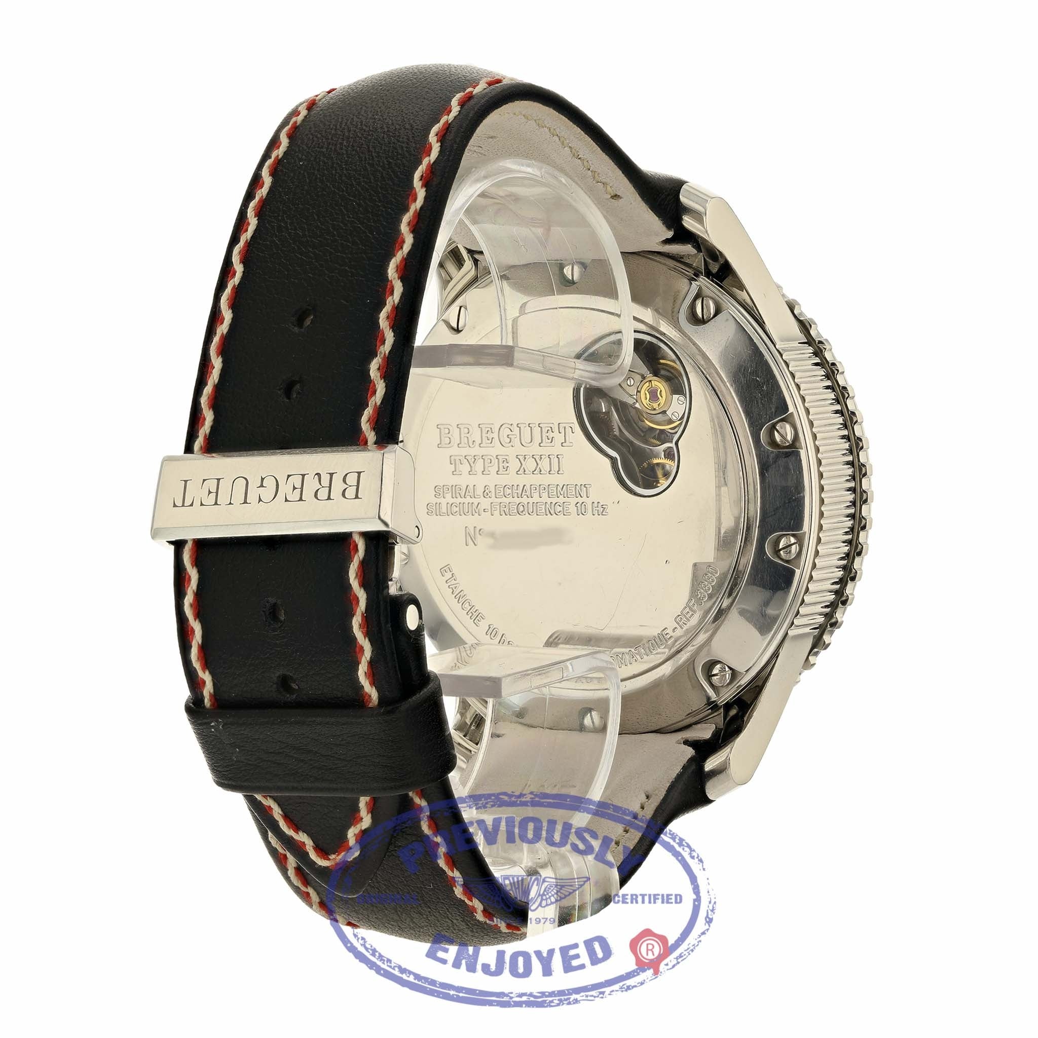 Breguet Transatlantique Type XXII Flyback Black Dial 3880STH23XV