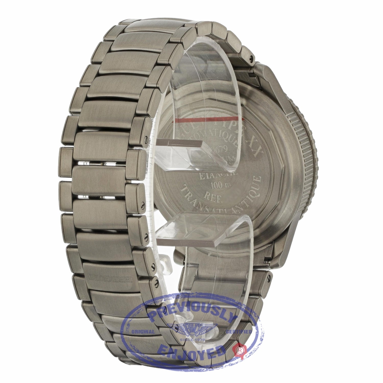 Breguet Type XX Transatlantique Automatic 39.5mm Titanium Chronograph Black Dial Arabic Numerals 3820TI/K2/TW9 E8H4PQ - Beverly Hills Watch