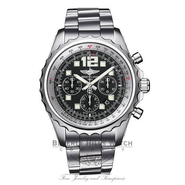 Breitling Chronospace Professional III Black Dial 46MM Stainless Steel A2336035/BA68 - Beverly Hills Watch Company Watch Store