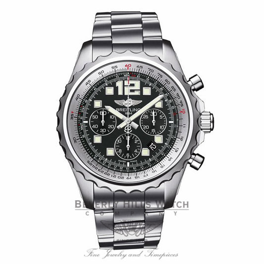 Breitling Chronospace Professional III Black Dial 46MM Stainless Steel A2336035/BA68 - Beverly Hills Watch Company Watch Store