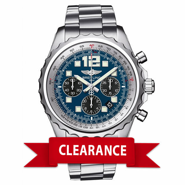 Breitling Chronospace Professional III Blue Dial 46MM Stainless Steel A2336035/C833 HLM6EW - Beverly Hills Watch Company Watch Store
