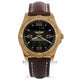 Breitling Aerospace 18k Yellow Gold Black Dial Brown Strap K7936211/B781 8263 - Beverly Hills Watch Company Watch Store