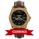 Breitling Aerospace 18k Yellow Gold Black Dial Brown Strap K7936211/B781 8263 - Beverly Hills Watch Company Watch Store