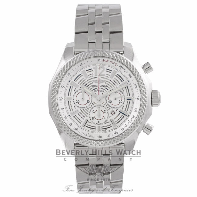 Breitling Bentley Barnato 42 Chronograph Automatic Silver Skeleton A4139021/G795 LQCT5K - Beverly Hills Watch Company Watch Store
