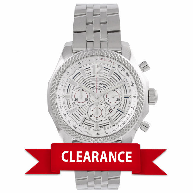 Breitling Bentley Barnato 42 Chronograph Automatic Silver Skeleton A4139021/G795 LQCT5K - Beverly Hills Watch Company Watch Store