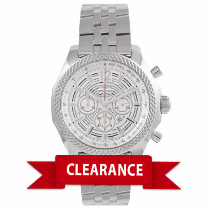 Breitling Bentley Barnato 42 Chronograph Automatic Silver Skeleton A4139021/G795 LQCT5K - Beverly Hills Watch Company Watch Store