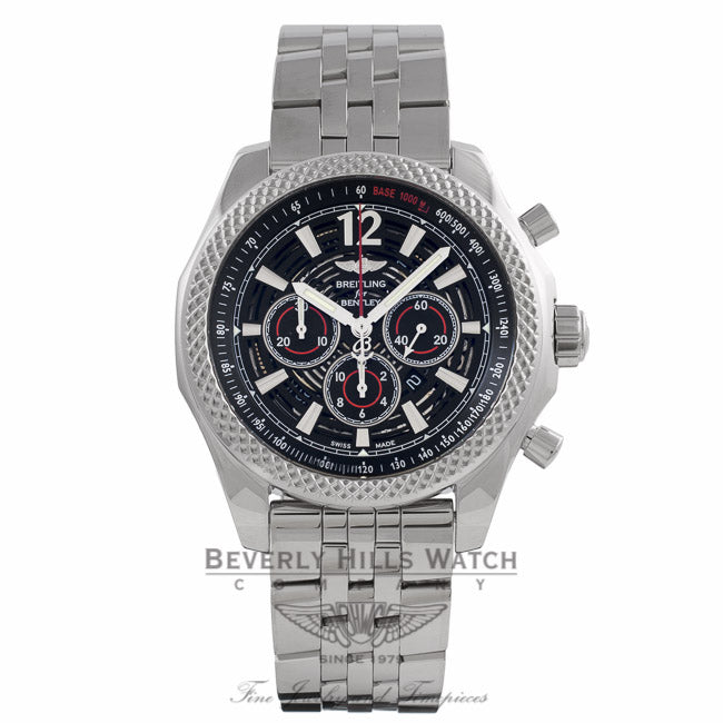Breitling Bentley Barnato 42 Chronograph Automatic Black Skeleton Dial A4139024/BC83 - Beverly Hills Watch Company Watch Store