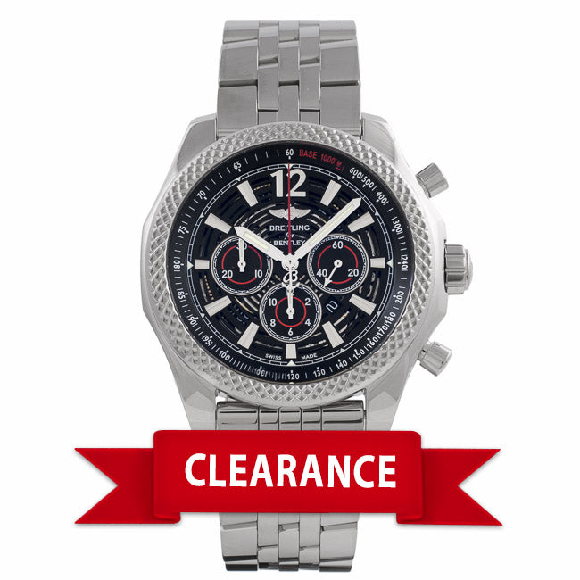 Breitling Bentley Barnato 42 Chronograph Automatic Black Skeleton Dial A4139024/BC83 - Beverly Hills Watch Company Watch Store