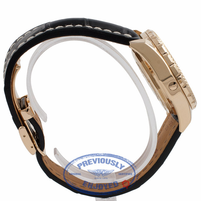 Breitling Bentley GT Rose Gold 18k Rose Gold Clasp H13363 5AUE64