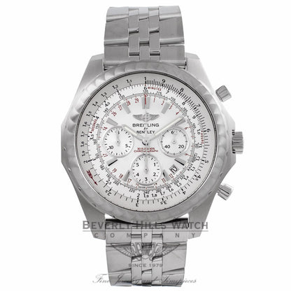 Breitling Bentley Motors T Speed Stainless Steel Chronograph Silver Dial A2536513/G675 N7L26H - Beverly Hills Watch Company