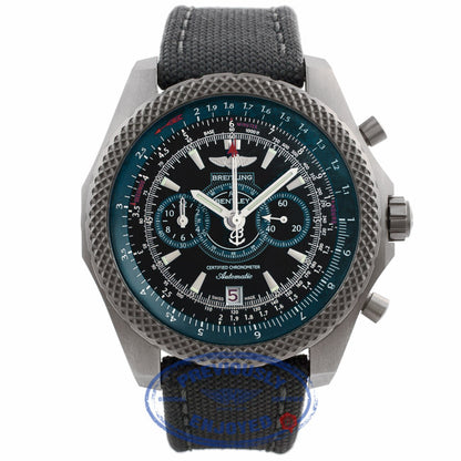 Breitling Bentley Supersports Chronograph Light Body 49MM Titanium Green Black Dial Green Strap E2736536/BB37 0MQ91E - Beverly Hills Watch Store