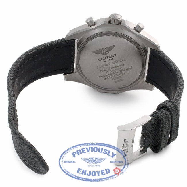 Breitling Bentley Supersports Chronograph Light Body 49MM Titanium Green Black Dial Green Strap E2736536/BB37 0MQ91E - Beverly Hills Watch Store