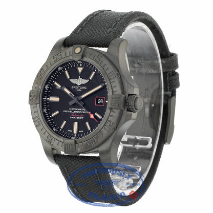 Breitling Avenger 44mm Blackbird Black Dial Titanium V1731110/BD74 A3K1N9 - Beverly Hills Watch