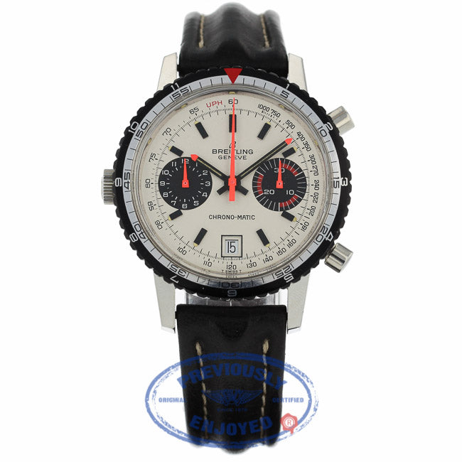 Breitling Chrono-Matic "Vintage" Automatic 39mm Stainless Steel 2110 6CHZHR - Beverly Hills Watch Company