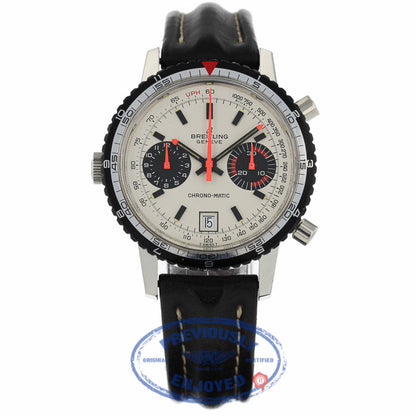 Breitling Chrono-Matic "Vintage" Automatic 39mm Stainless Steel 2110 6CHZHR - Beverly Hills Watch Company