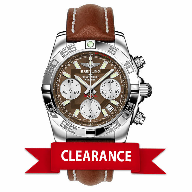 Breitling Chronomat 41MM Stainless Steel Brown Dial AB014012/Q583 QIPADG - Beverly Hills Watch Company Watch Store