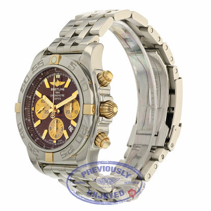Breitling Chronomat 44 Stainless Steel Rose Gold  Burgundy Dial IB011012/K524 TTKVZJ