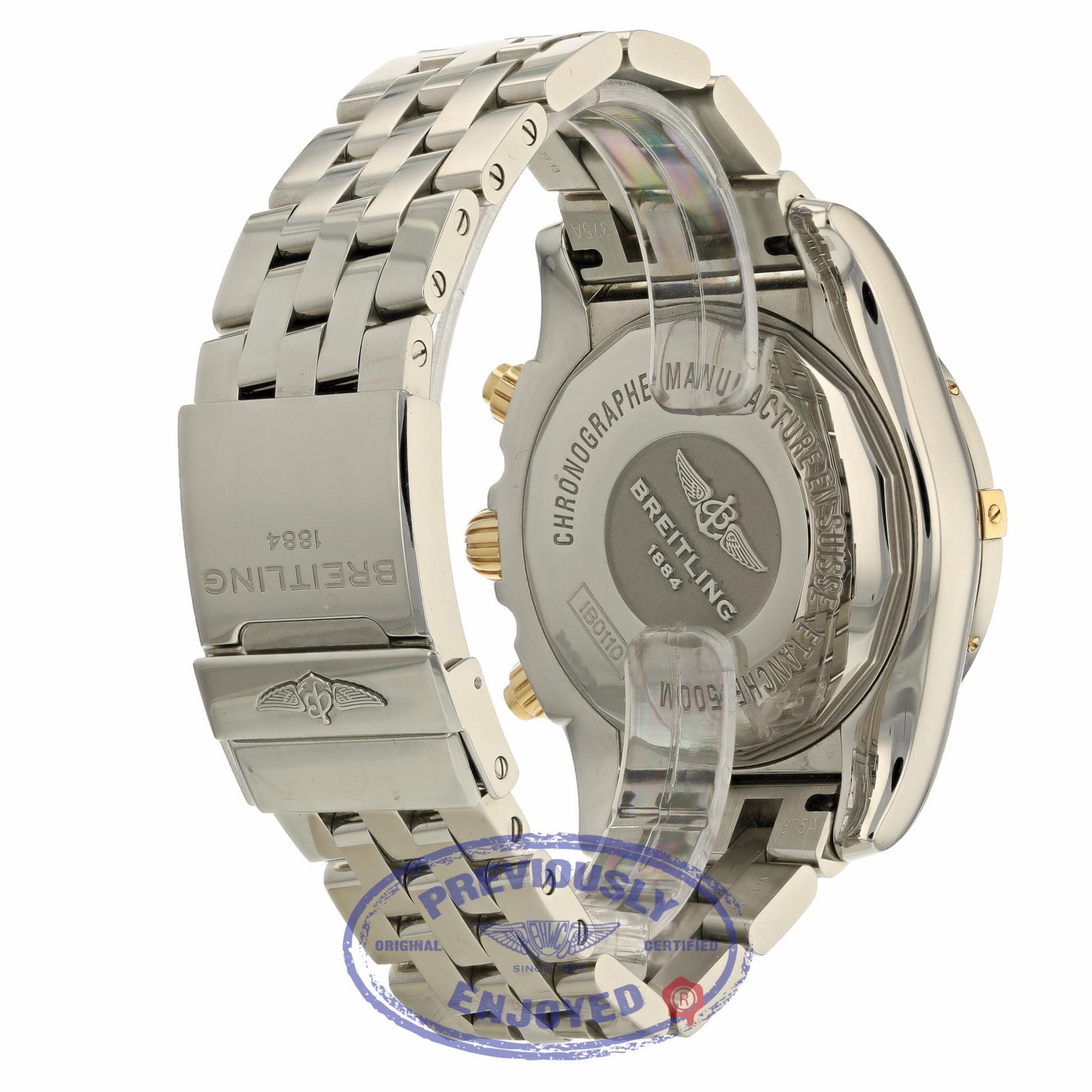 Breitling Chronomat 44 Stainless Steel Rose Gold  Burgundy Dial IB011012/K524 TTKVZJ