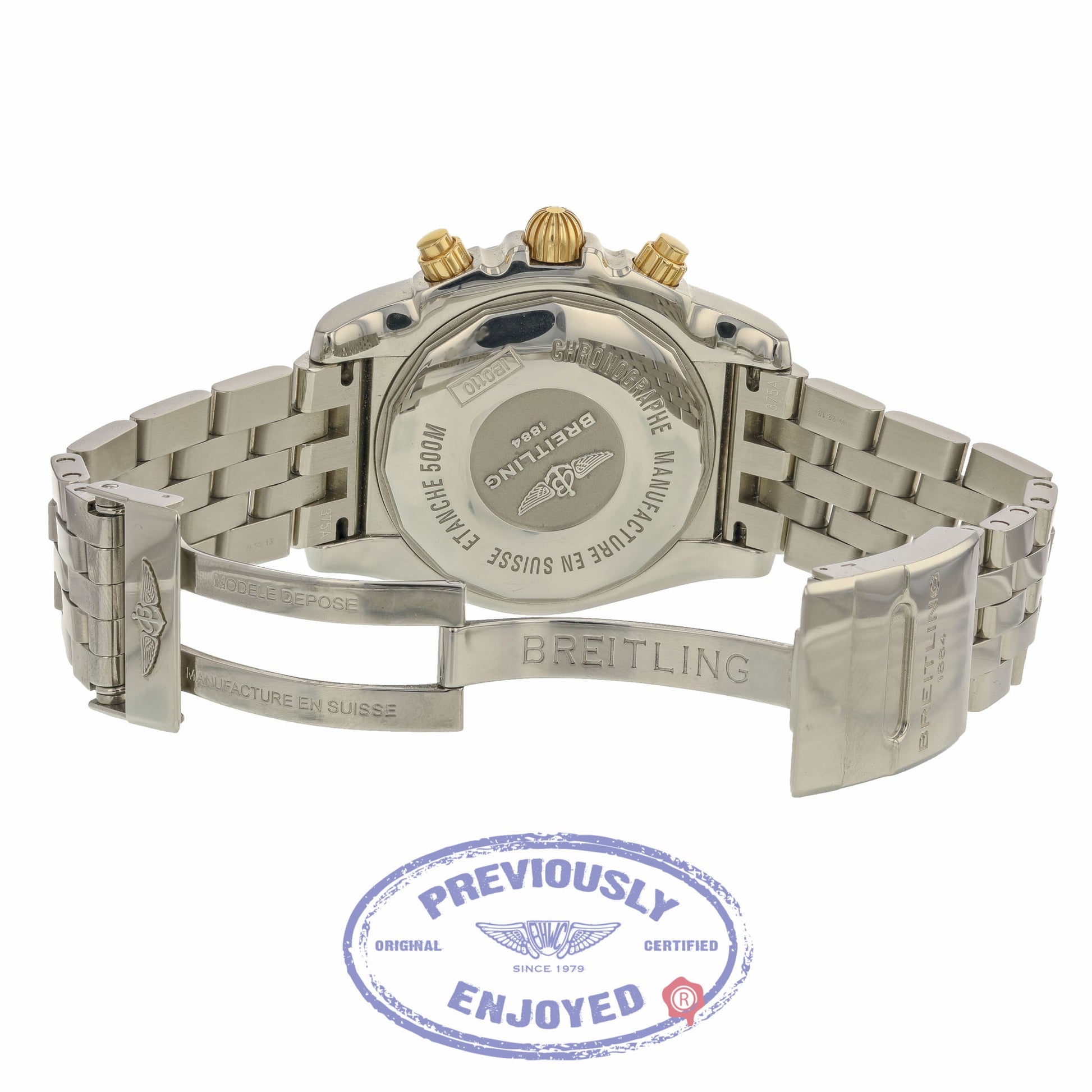 Breitling Chronomat 44 Stainless Steel Rose Gold  Burgundy Dial IB011012/K524 TTKVZJ