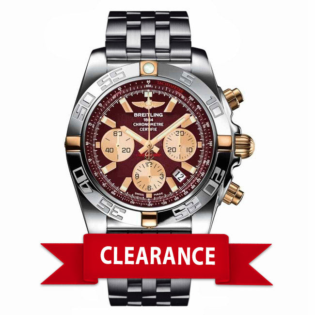 Breitling Chronomat 44 Stainless Steel Rose Gold Automatic IB011012/K524 2GPB3X - Beverly Hills Watch Company Watch Store