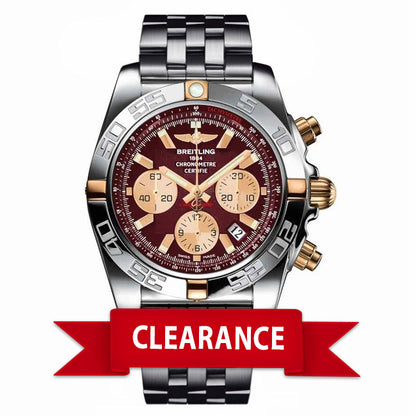 Breitling Chronomat 44 Stainless Steel Rose Gold Automatic IB011012/K524 2GPB3X - Beverly Hills Watch Company Watch Store