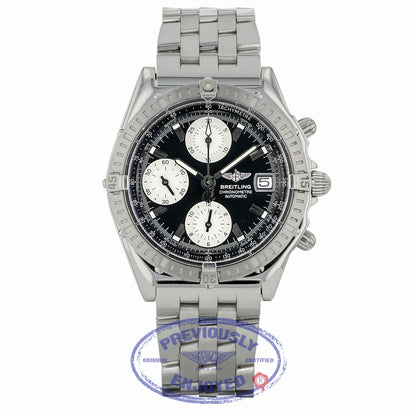 Breitling Chronomat Automatic 40mm Black Dial Silver Sub-Dials Date Bracelet Folding Clasp A1335211/B545 X0PU7V - Beverly Hills Watch