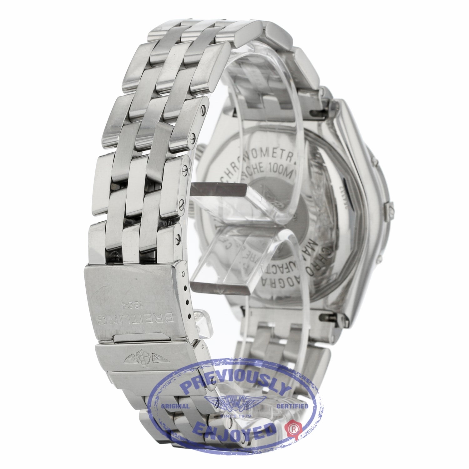 Breitling Chronomat Automatic 40mm Black Dial Silver Sub-Dials Date Bracelet Folding Clasp A1335211/B545 X0PU7V - Beverly Hills Watch