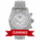 Breitling Chronomat 44 B01 Stainless Steel White Dial Bracelet AB011012/A690-SS 19212 - Beverly Hills Watch Company Watch Store