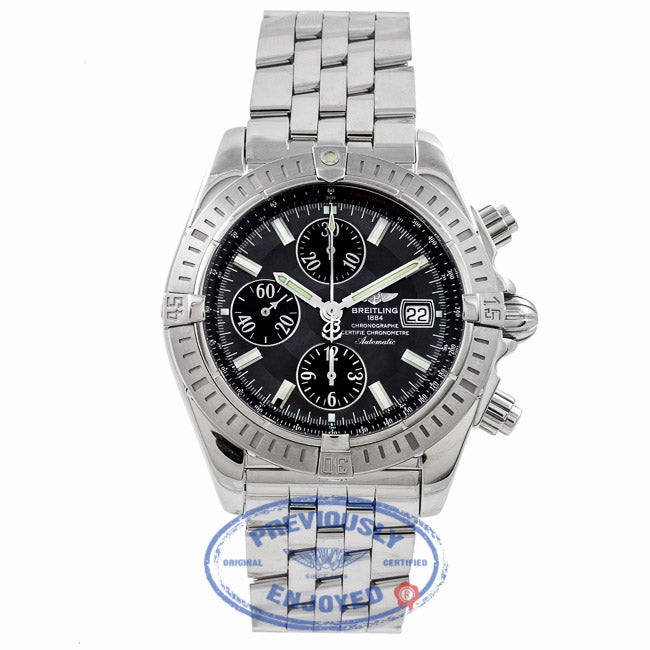 Breitling Chronomat Evolution Stainless Steel Slate Grey Dial A1335611/F517