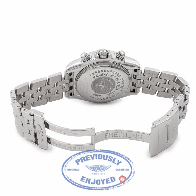 Breitling Chronomat Evolution Stainless Steel Slate Grey Dial A1335611/F517