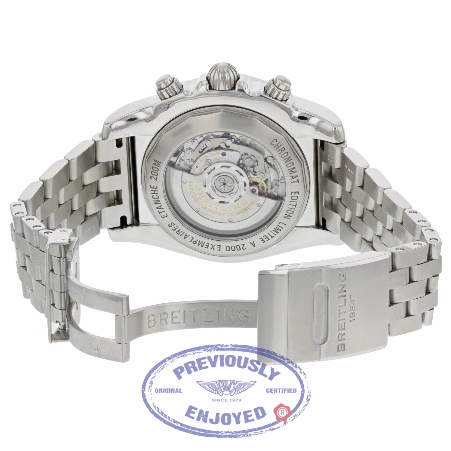 Breitling 47mm Chronomat GMT Limited Edition Stainless Steel AB041210/BB48 E5P5CF - Beverly Hills Watch Company