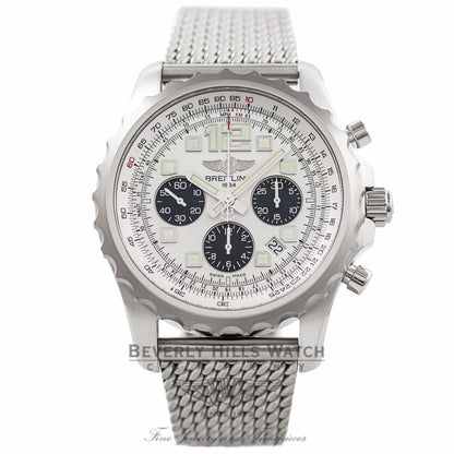 Breitling Chronospace 46MM Automatic Silver Dial Stainless Steel A2336035/G718 JFYSH2 - Beverly Hills Watch Company Watch Store