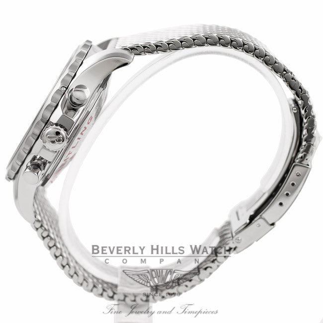 Breitling Chronospace 46MM Automatic Silver Dial Stainless Steel A2336035/G718 JFYSH2 - Beverly Hills Watch Company Watch Store